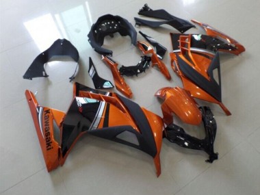 Kawasaki ZX 300R 2013-2016 Verkleidungen - Schwarz Orange