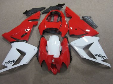 Kawasaki ZX10R 2003-2005 Verkleidungen - Rot Weiß Ninja