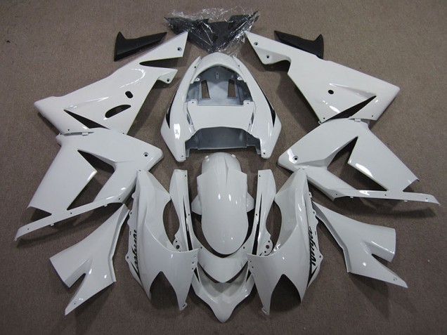 Kawasaki ZX10R 2003-2005 Verkleidungen - Weiß Ninja Kawasaki ZX10R 2003-2005 Verkleidungen - Weiß Ninja