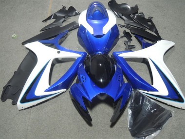 Kawasaki ZX10R 2006-2007 Verkleidungen - Blau Weiß