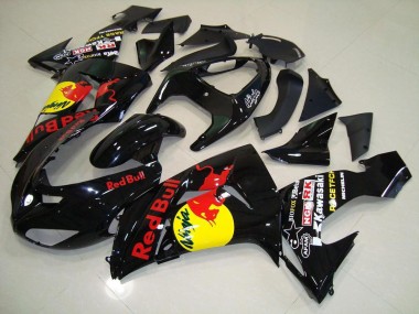Kawasaki ZX10R 2006-2007 Verkleidungen - Rot Bull