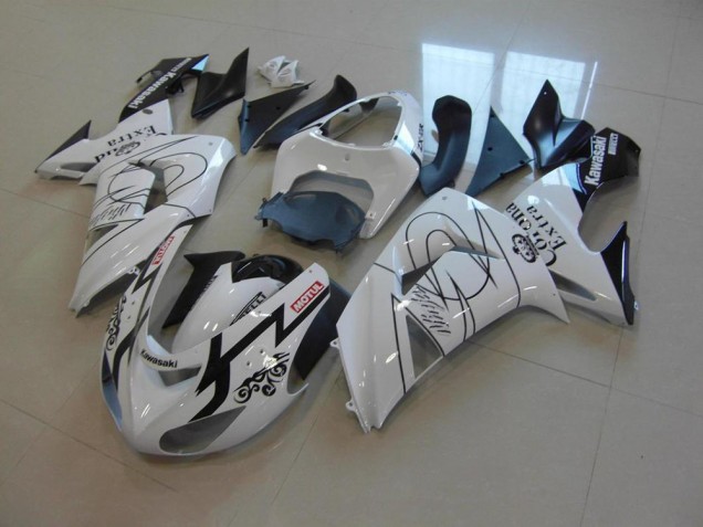 Kawasaki ZX10R 2006-2007 Verkleidungen - Weiß Corona Kawasaki ZX10R 2006-2007 Verkleidungen - Weiß Corona