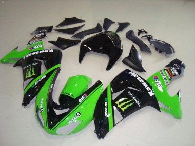 Kawasaki ZX10R 2006-2007 Vollverkleidung - Grünes Monster