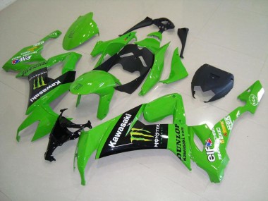 Kawasaki ZX10R 2008-2010 Verkleidung - Grünes Monster