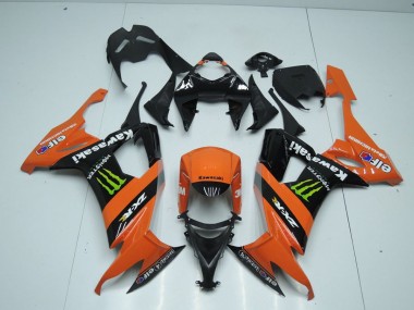 Kawasaki ZX10R 2008-2010 Verkleidungen - Orange Monster