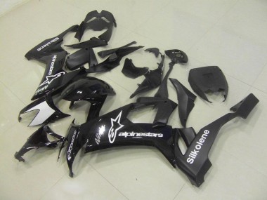 Kawasaki ZX10R 2008-2010 Verkleidungen - Schwarz Silkolene