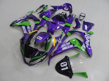 Kawasaki ZX10R 2011-2015 Verkleidungen - Lila Eva