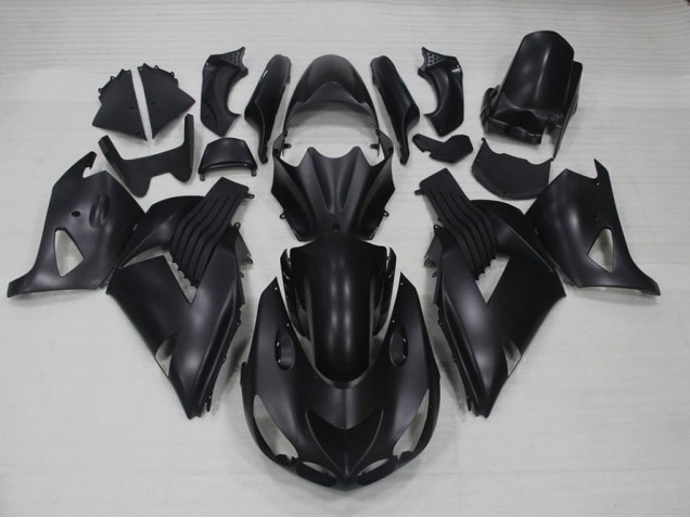 Kawasaki ZX14R ZZR 1400 2006-2011 Verkleidung - Matt Schwarz