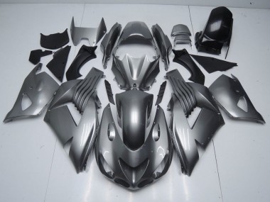 Kawasaki ZX14R ZZR 1400 2006-2011 Verkleidungen - Glänzend Grau