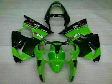 Kawasaki ZX6R 2000-2002 Verkleidung - Grün