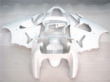 Kawasaki ZX6R 2000-2002 Verkleidungen - Glänzend Weiß