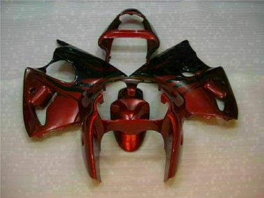Kawasaki ZX6R 2000-2002 Verkleidungen - Rot