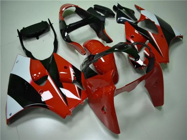 Kawasaki ZX6R 2000-2002 Verkleidungen - Rot Schwarz Weiß Kawasaki ZX6R 2000-2002 Verkleidungen - Rot Schwarz Weiß