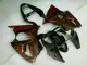 Kawasaki ZX6R 2000-2002 Verkleidungen - Schwarz rote Flamme Kawasaki ZX6R 2000-2002 Verkleidungen - Schwarz rote Flamme