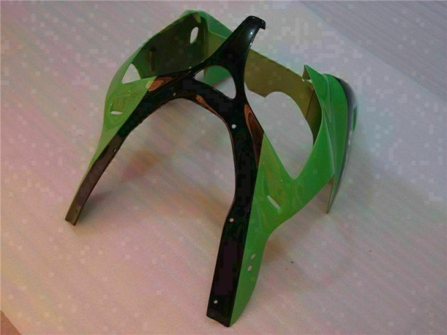 Kawasaki ZX6R 2000-2002 VollVerkleidungen & Plastik - Grün Schwarz