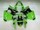 Kawasaki ZX6R 2000-2002 Vollverkleidung - Grün Schwarz