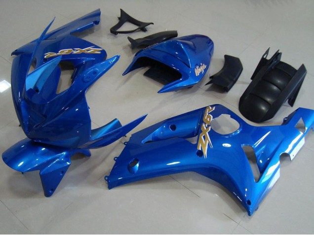 Kawasaki ZX6R 2003-2004 Verkleidungen - Hell blau Kawasaki ZX6R 2003-2004 Verkleidungen - Hell blau