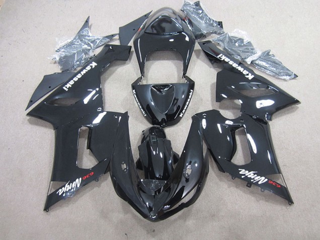 Kawasaki ZX6R 2005-2006 Verkleidung - Schwarzer Ninja 636 Kawasaki ZX6R 2005-2006 Verkleidung - Schwarzer Ninja 636