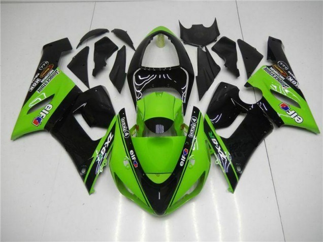 Kawasaki ZX6R 2005-2006 Verkleidungen - Grün Kawasaki ZX6R 2005-2006 Verkleidungen - Grün