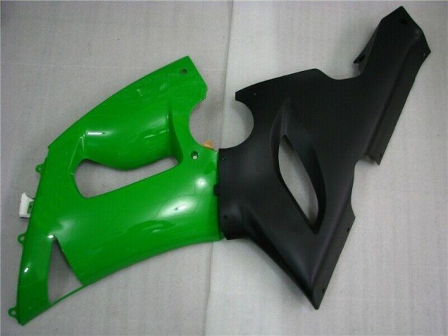 Kawasaki ZX6R 2005-2006 Verkleidungen - Grün Matt schwarz Kawasaki ZX6R 2005-2006 Verkleidungen - Grün Matt schwarz