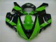 Kawasaki ZX6R 2005-2006 Verkleidungen - Grün Schwarz Kawasaki ZX6R 2005-2006 Verkleidungen - Grün Schwarz