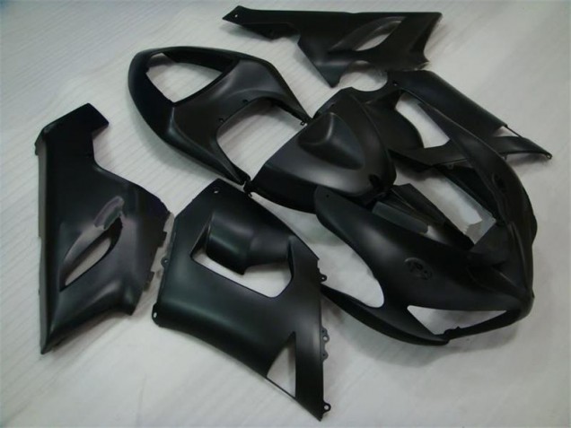 Kawasaki ZX6R 2005-2006 Verkleidungen - Matt Schwarz Kawasaki ZX6R 2005-2006 Verkleidungen - Matt Schwarz