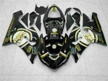Kawasaki ZX6R 2005-2006 Verkleidungen & Plastik - Schwarz