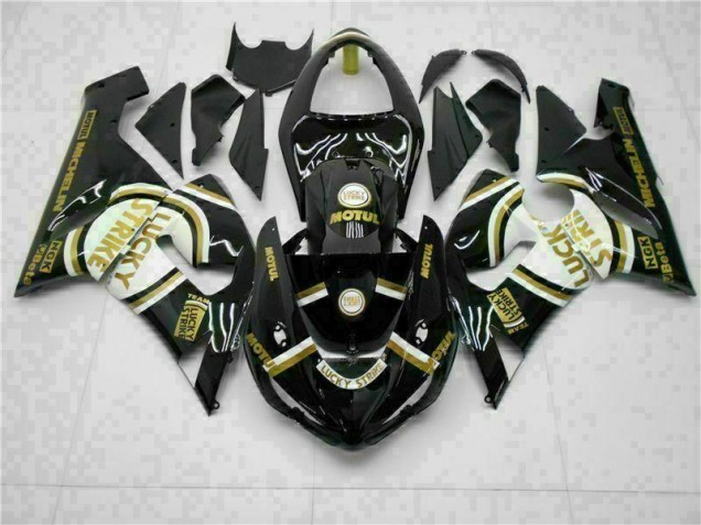 Kawasaki ZX6R 2005-2006 Verkleidungen & Plastik - Schwarz