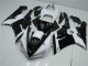 Kawasaki ZX6R 2005-2006 Verkleidungen - Schwarz Weiß Kawasaki ZX6R 2005-2006 Verkleidungen - Schwarz Weiß