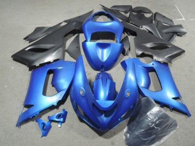 Kawasaki ZX6R 2005-2006 Vollverkleidung - Blau