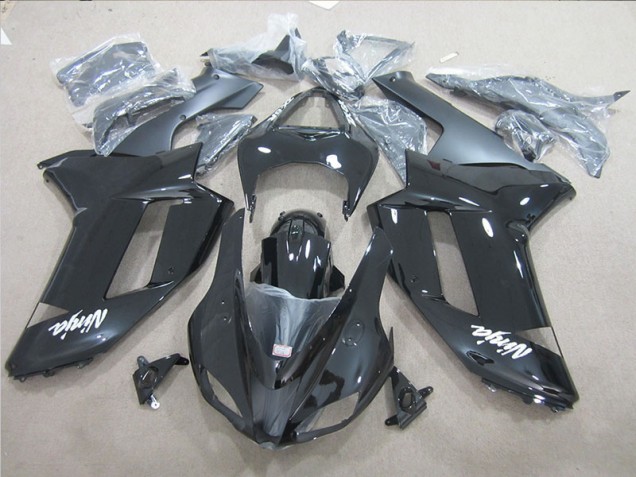 Kawasaki ZX6R 2007-2008 Verkleidungen - Schwarzer Ninja