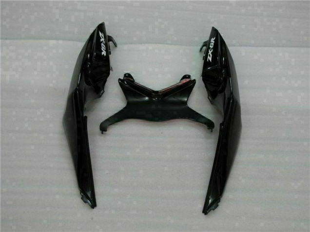 Kawasaki ZX6R 2009-2012 Verkleidung - Weiß Schwarz Kawasaki ZX6R 2009-2012 Verkleidung - Weiß Schwarz