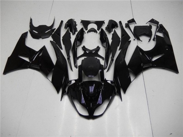 Kawasaki ZX6R 2009-2012 Verkleidungen - Glänzend Schwarz Kawasaki ZX6R 2009-2012 Verkleidungen - Glänzend Schwarz