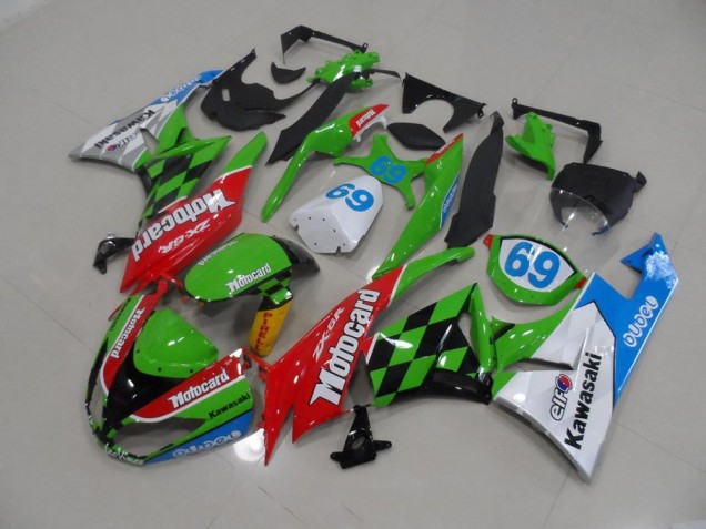 Kawasaki ZX6R 2009-2012 Verkleidungen - Motocard Kawasaki ZX6R 2009-2012 Verkleidungen - Motocard