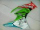 Kawasaki ZX6R 2009-2012 Verkleidungen - Rot Grün Motocard