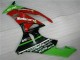 Kawasaki ZX6R 2009-2012 Verkleidungen - Schwarz Rot Grün Motocard Kawasaki ZX6R 2009-2012 Verkleidungen - Schwarz Rot Grün Motocard