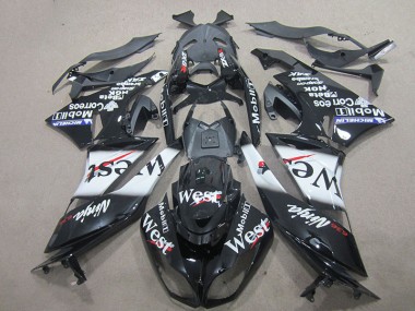 Kawasaki ZX6R 2009-2012 Verkleidungen - Schwarz West