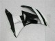 Kawasaki ZX6R 2009-2012 Verkleidungen - Weiß Schwarz