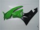Kawasaki ZX6R 2009-2012 Vollverkleidung - Grün Schwarz