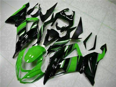 Kawasaki ZX6R 2013-2018 Verkleidungen - Schwarz Grün