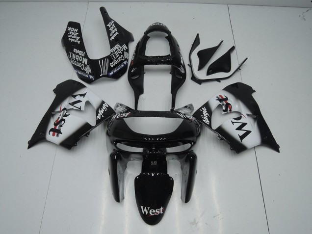 Kawasaki ZX9R 1998-1999 Verkleidungen - Schwarz West Kawasaki ZX9R 1998-1999 Verkleidungen - Schwarz West