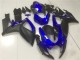 Suzuki GSXR 600/750 Motorrad Verkleidung 2006-2007 - Blau Matt Schwarz