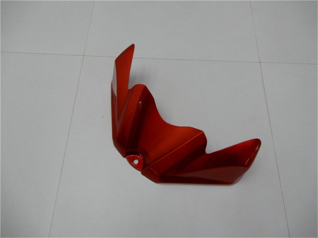 Suzuki GSXR 600/750 Motorrad Verkleidung 2008-2010 - Orange Grau Glanzendes Schwarz