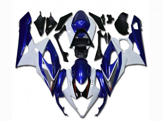 Suzuki GSXR 1000 Motorrad Verkleidung 2005-2006 - Weiss Blau