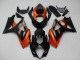 Suzuki GSXR 1000 Motorrad Verkleidung 2007-2008 - Orange Schwarz