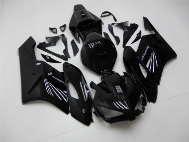 Honda CBR1000RR Motorrad Verkleidung 2004-2005 - Glanzendes Schwarz Matt Schwarz