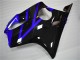 Honda CBR600 F4i Motorrad Verkleidung Kit 2004-2007 - Blau Glanzendes Schwarz