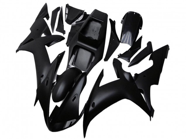 Yamaha YZF R1 Motorrad Verkleidung 2002-2003 - Matt Schwarz