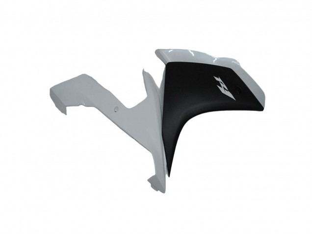 Yamaha YZF R1 Motorrad Verkleidung 2007-2008 - Weiss Matt Schwarz