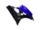Yamaha YZF R6 Motorrad Verkleidung 2006-2007 - Blau Matt Schwarz